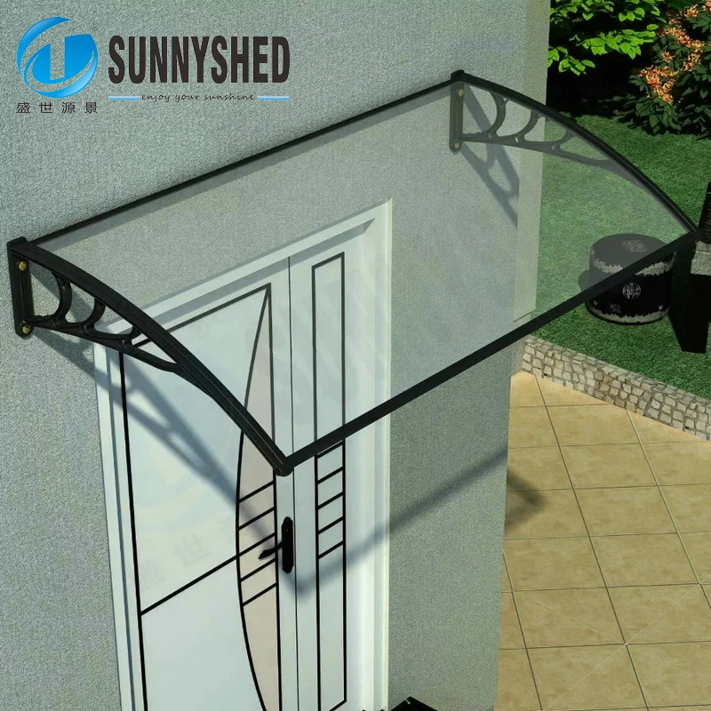 

DIY plastic raw material polycarbonate Solid/Hollow sheet Canopy for door and window