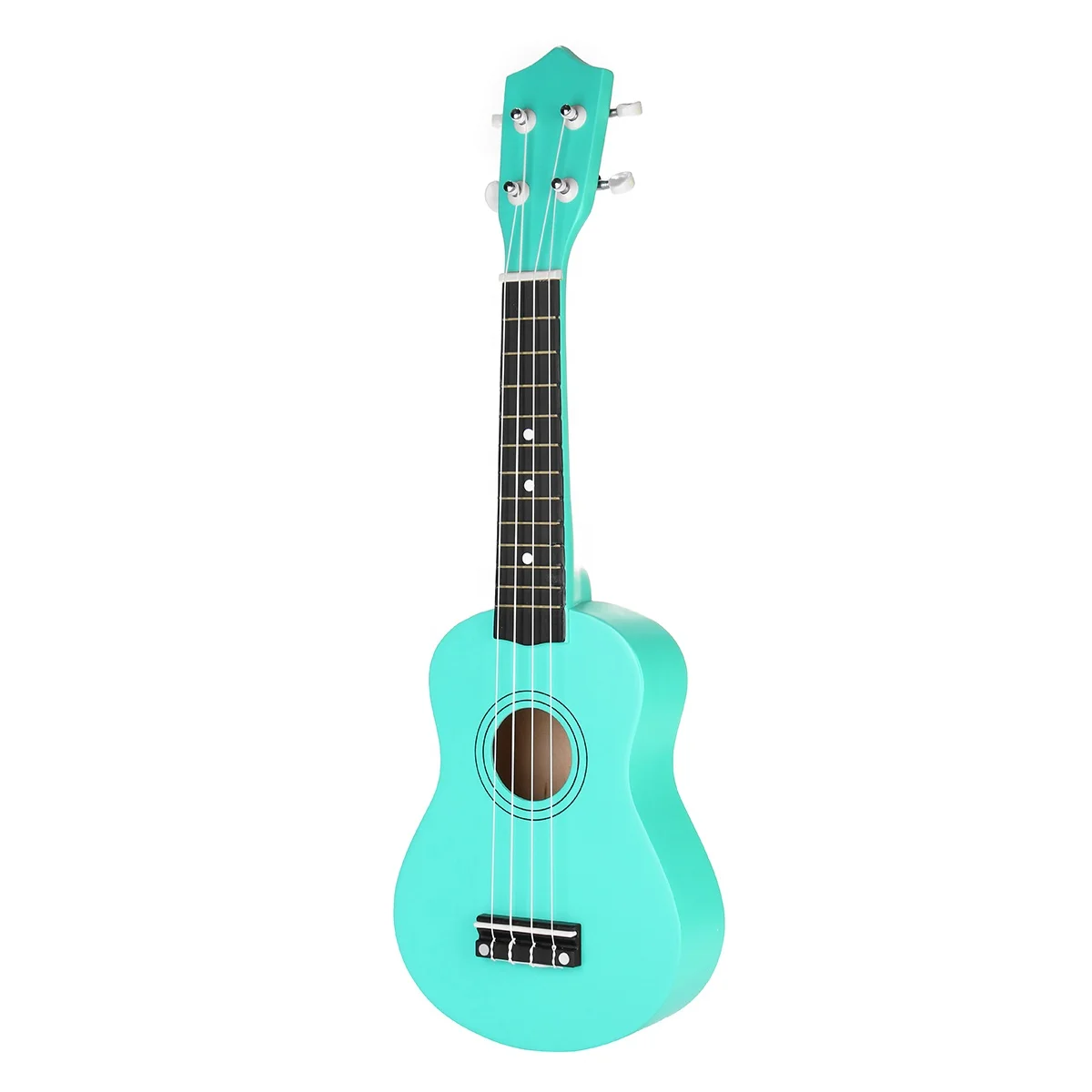 

Green Soprano Ukulele Basswood 4 Strings Hawaiian Guitar Musical Instruments Ukulele Soprano Guitar with Bag Tuner, Blue