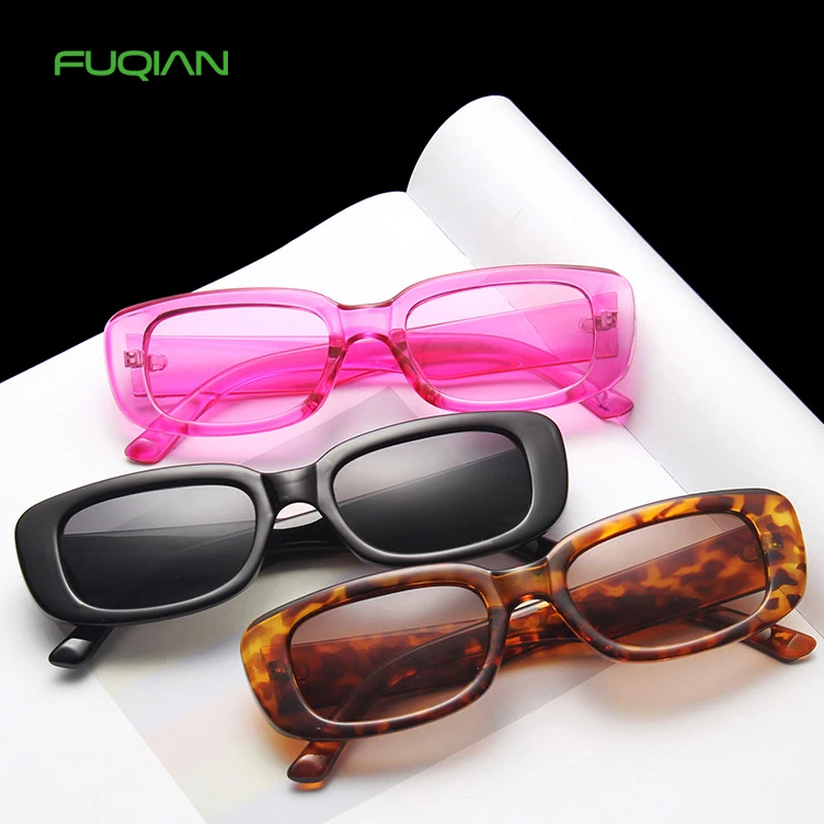 

2020 Hot Vintage Metal Hinge Small Square Frame Eyewear UV400 Mirror Shades Women Sunglasses, Any colors is available