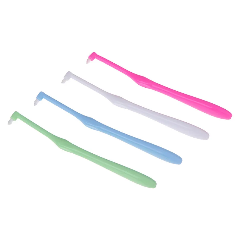 

High quality dental tooth end tuft brush interspace brush orthodontic toothbrush, Customized color
