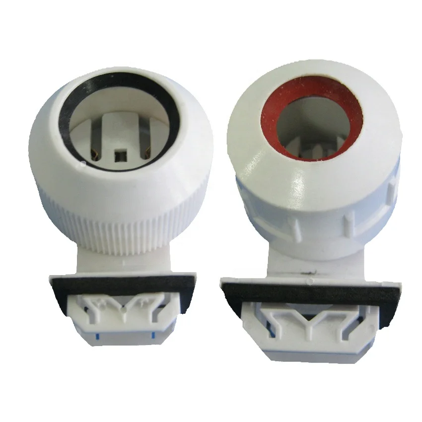 Waterproof PBT T8 Saving LED Lampholder T5 Bracket Bulb Socket G13 Fluorescent Light Base