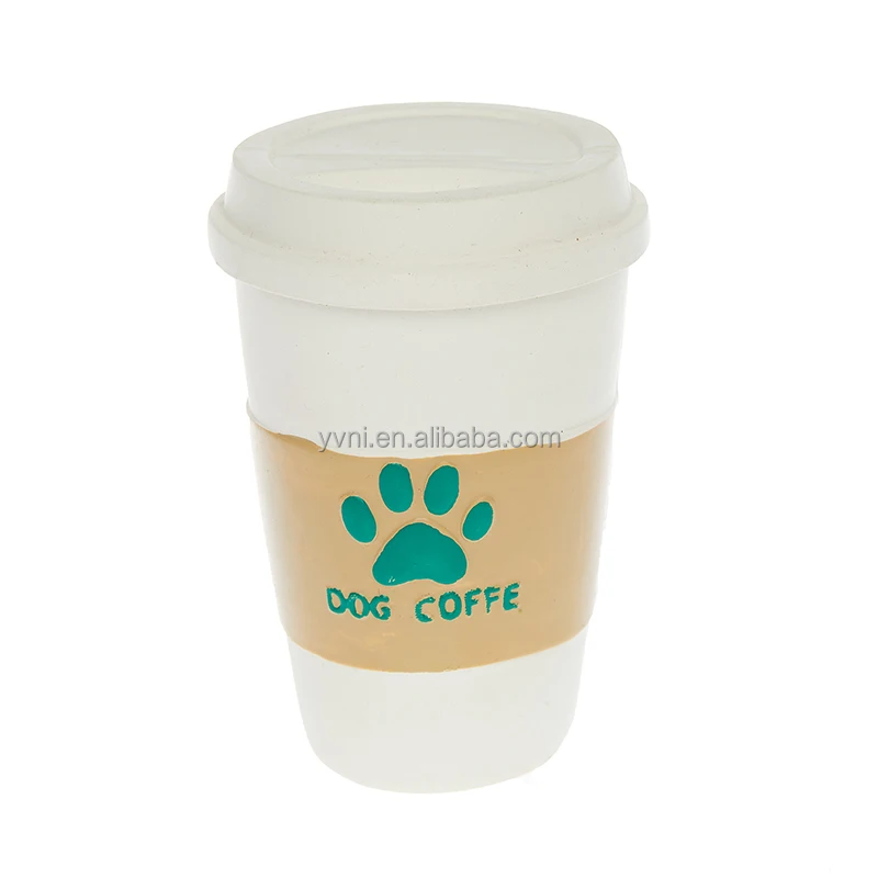 

New Design Squeaky Dog Toy Natural Latex Pet Toy Chew Cup Chew Toys For Dog