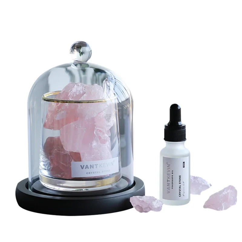 

Hot-Product Aroma Green Pink Crystal Stone Diffuser