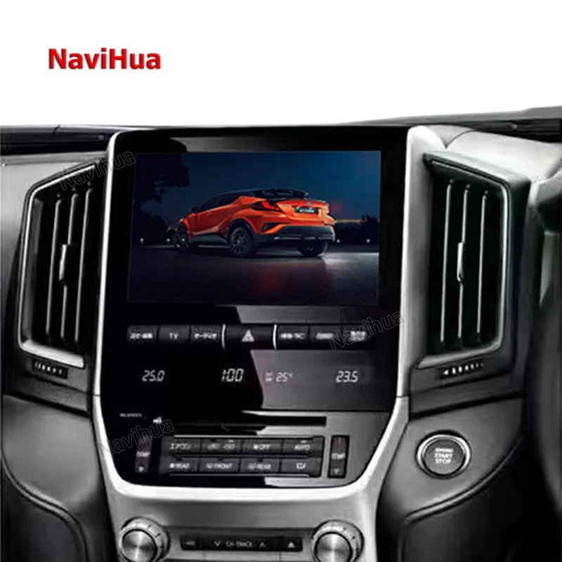 

NAVIHUA Car Radio Android For Land Cruiser LC200 VXR Multimedia Touch Screen GPS Navigation Head Unit MP5 Player Top Version