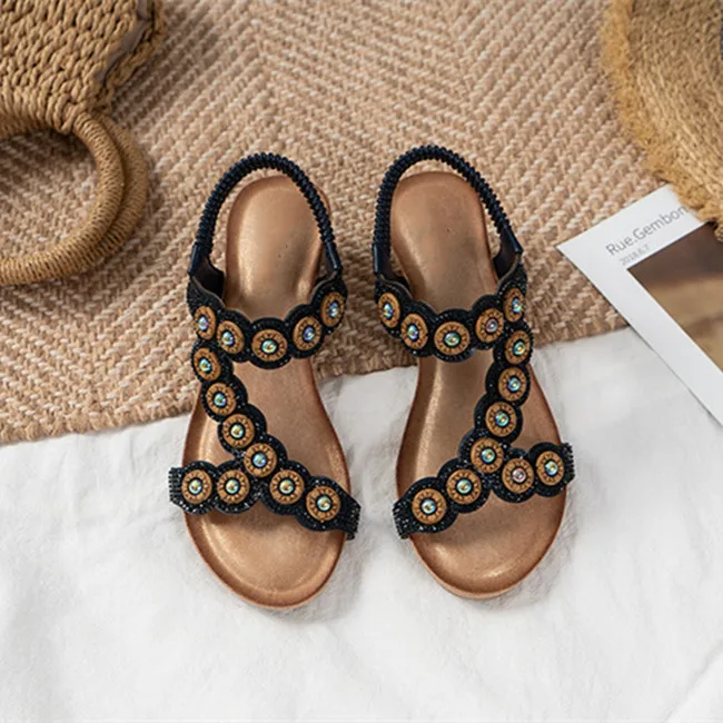 

New design Comfortable women arket wedge sandals, Picture