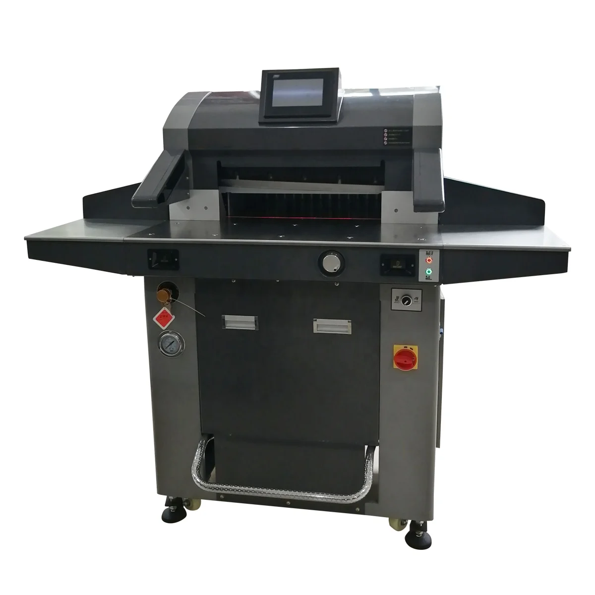 
H520S Stainless steel countertop silent hydraulic 520mm guillotine paper cutter machine with Side table  (62295818594)