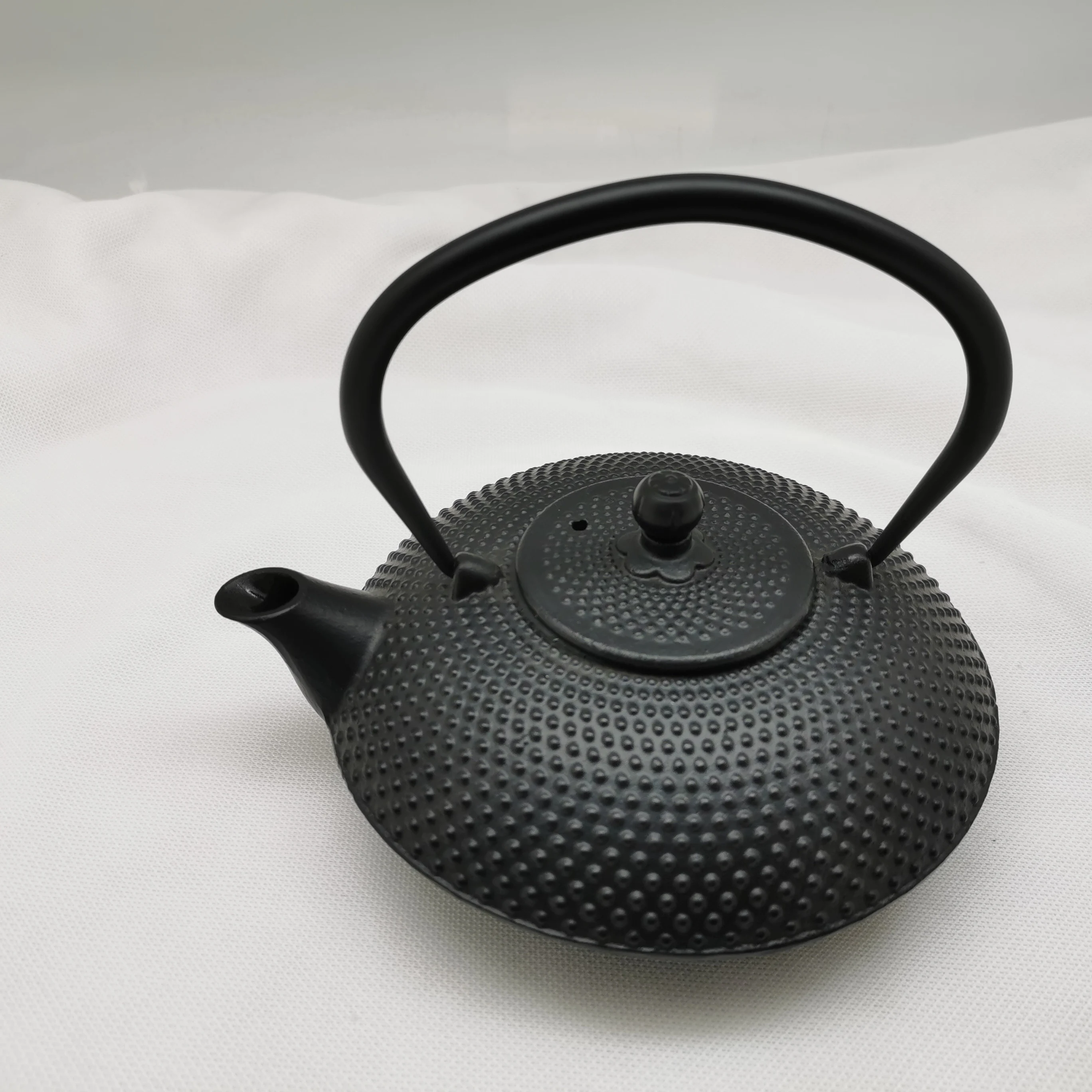 

0.8L/1.2L customized color cast iron teapot kettle, Optional