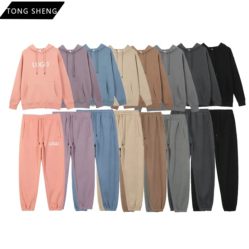 

Custom Men Cotton Fleece Hoodie Sweatpants Suit Set Unisex 2 Two Piece Hoodies Jogger Set Women Mens Sweatpants And Hoodie Set, As your requirement