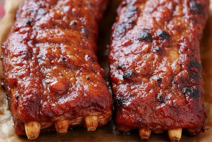 Spare Ribs Marinating in Bowl