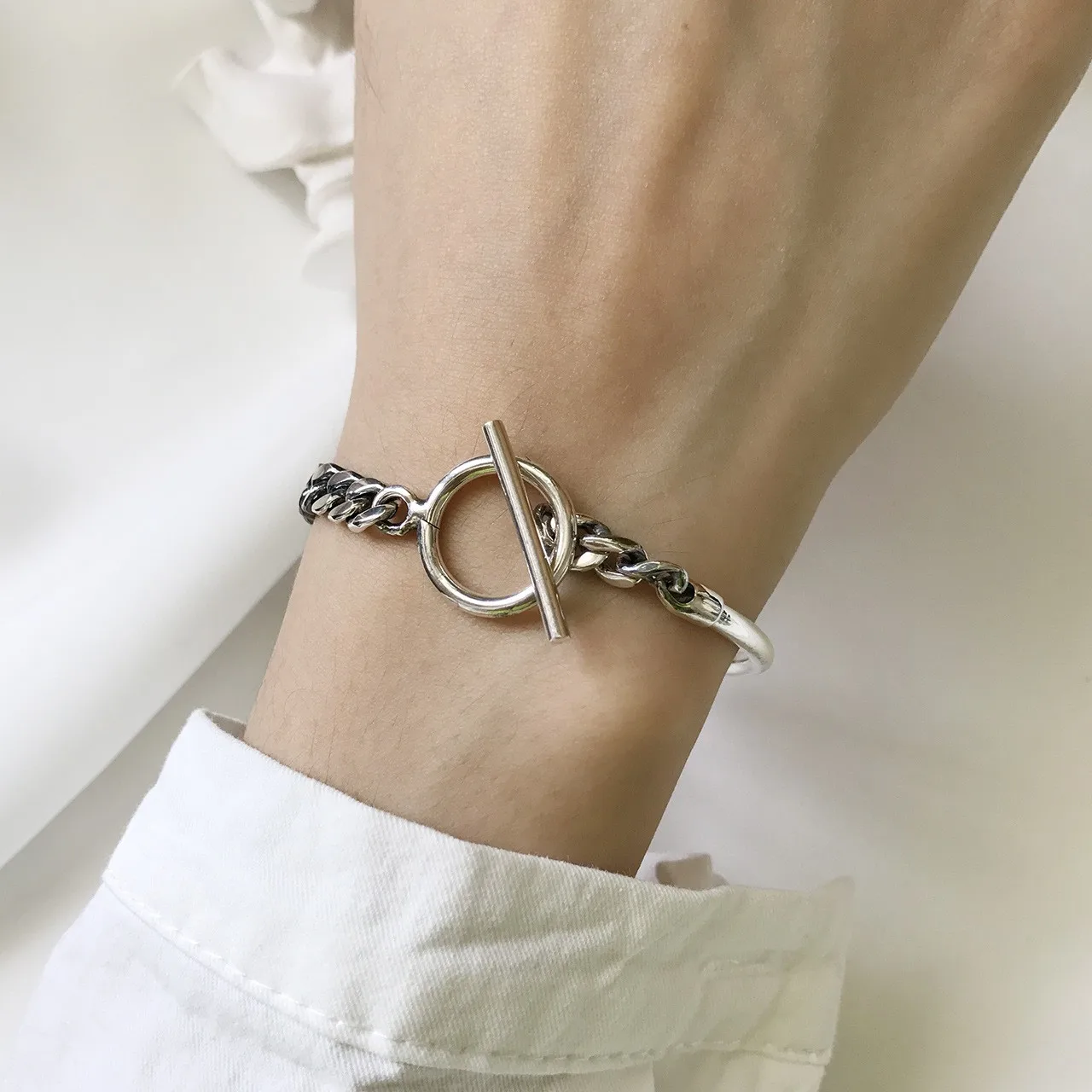 

Custom-made To Design Personality Korean 925 Sterling Silver Ins Style Bracelets