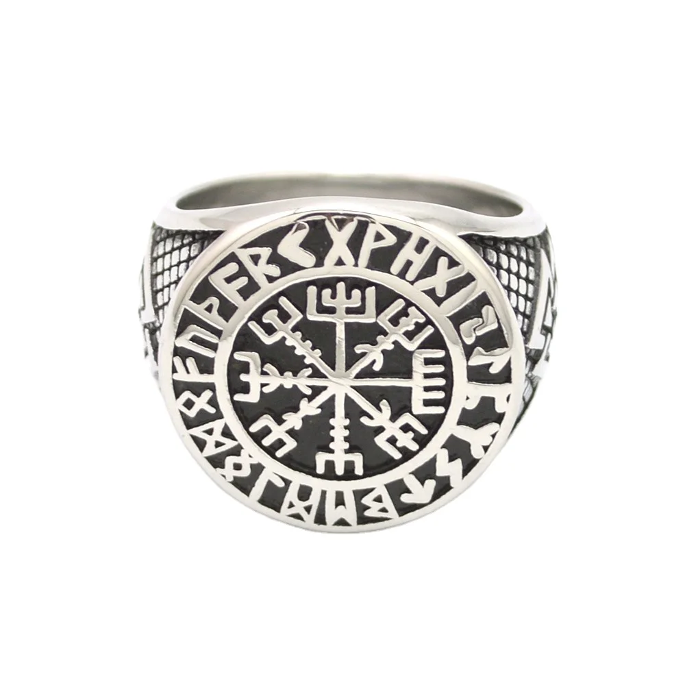 

Factory price Charms stainless steel vintage hip hop ring stainless steel welded rings