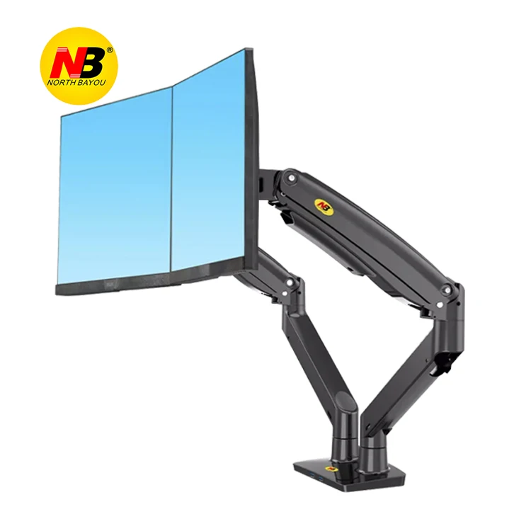 

NB F195A Full Motion 22-32 Inch Dual Arm Computer Desk Monitor Mount Stand
