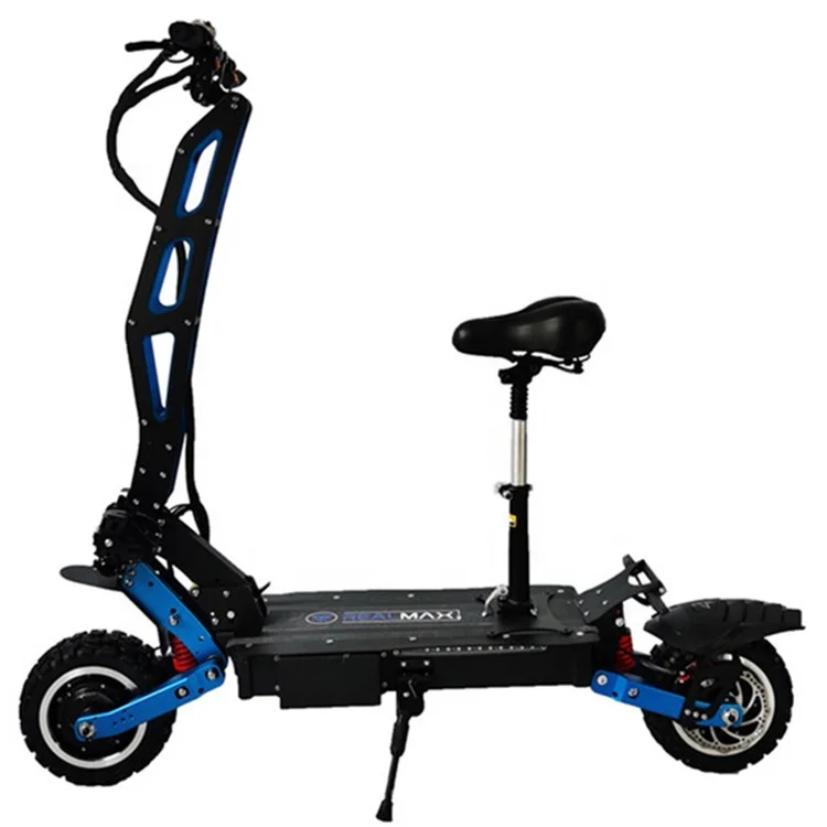 

2020 Wheels high 8000W 60V Scooters quality foldable Adult fast 11inch Electric Scooter with seat, Blue