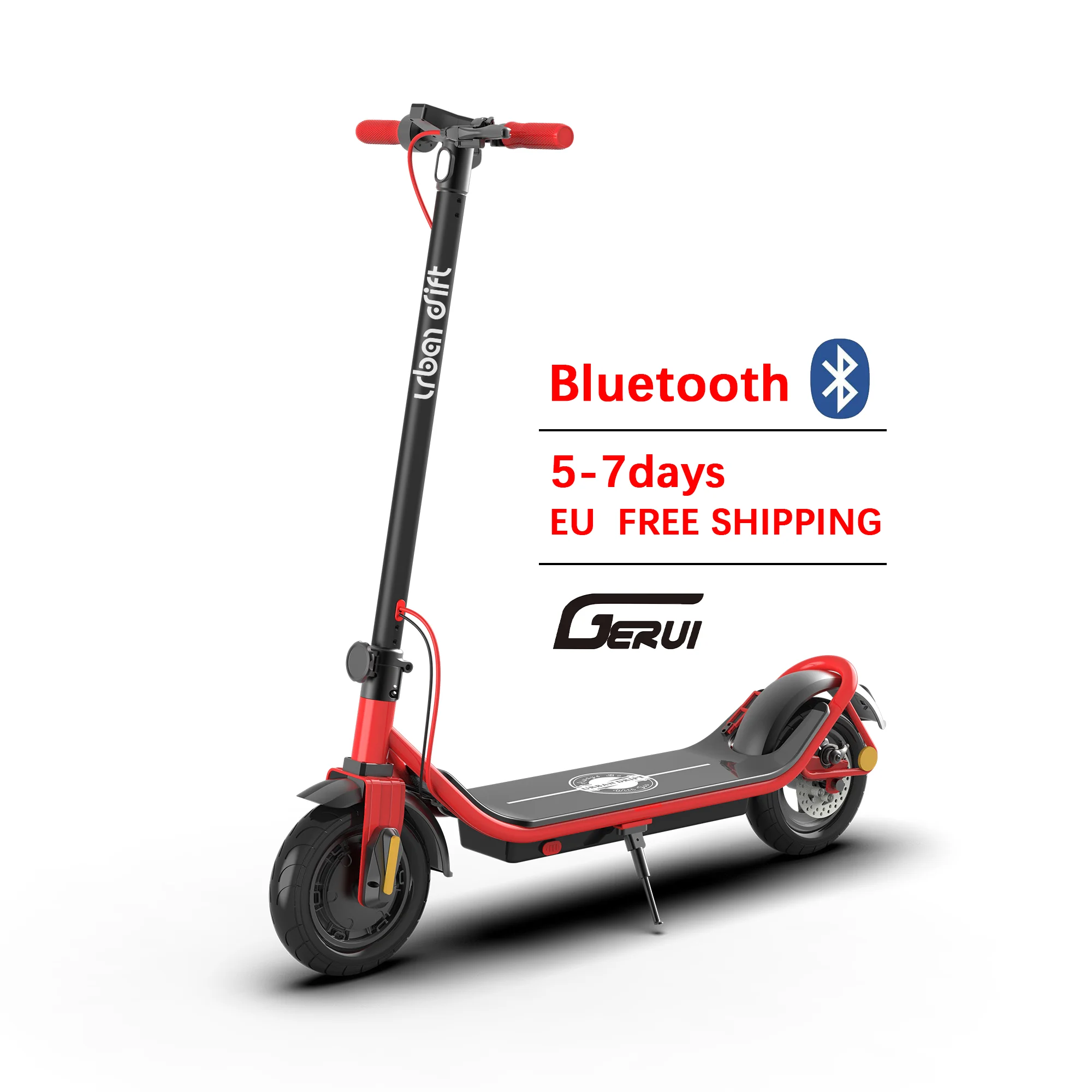 

electric scooter adult factory EU warehouse free shipping e-scooter trottinette foldable 10 inch largest electric scooter