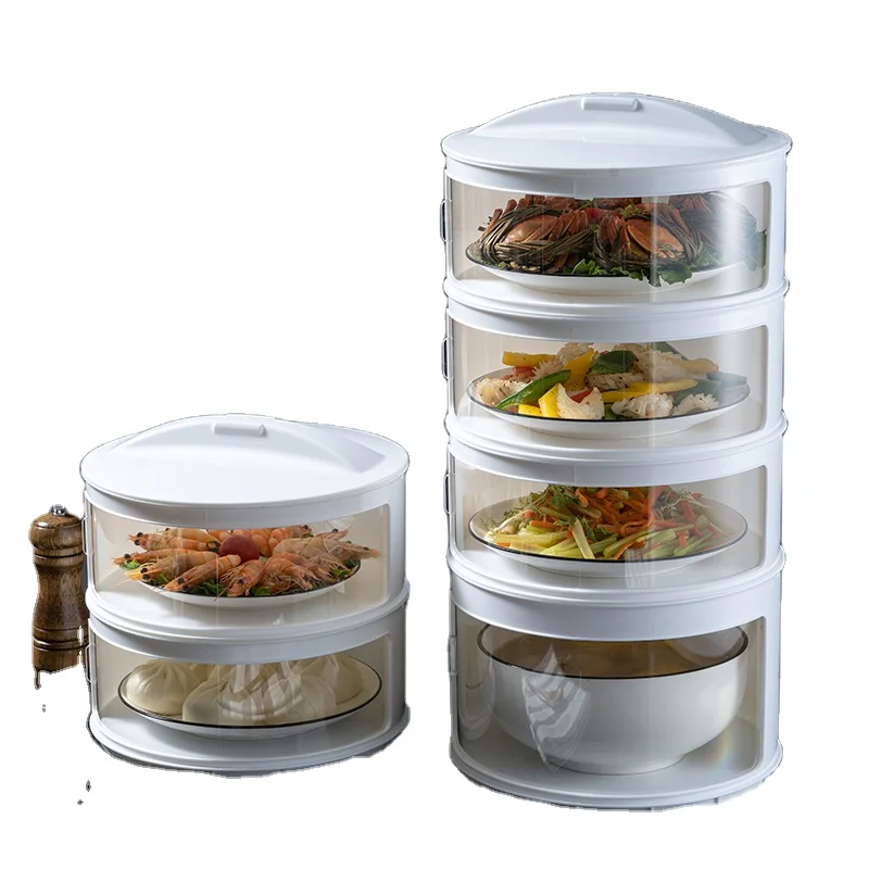 

Factory Wholesale Plastic Insulated Portable Stackable Multi Layer Food Cover