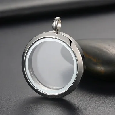 

stainless steel live memory locket floating locket high quality glass locket