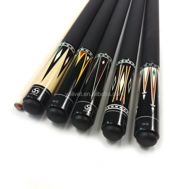 Xmlivet New Maple Wood 13mm Billiards Pool Cue Stick Qn Series 1/2 Center Split Nineball Arm