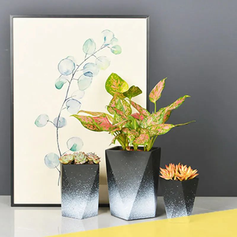 

Wholesale Indoor Nordic Cement Small Artificial Flower Pot