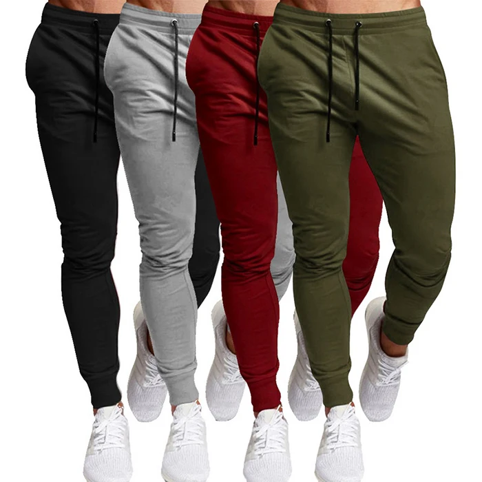 

2021 New Spring Cotton Joggers Men Quality Sport Sweatpants Men Running Tracksuit Mens Track Pants, Customized color