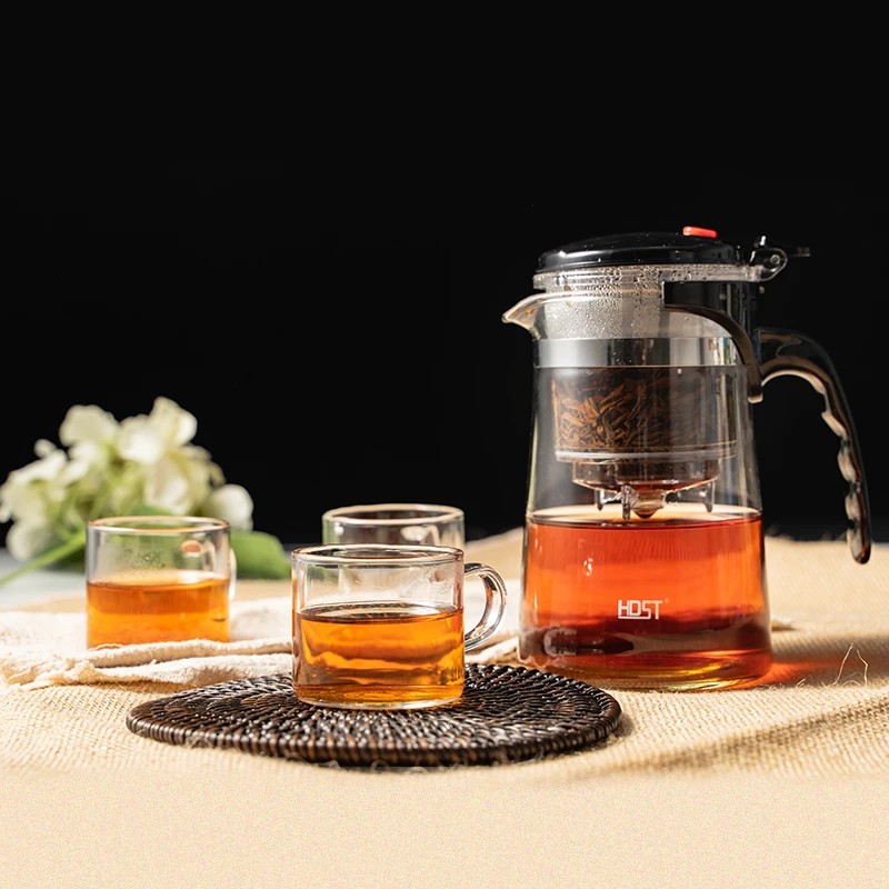 

Excellent houseware 750ml glass teapot with stainless steel infuser