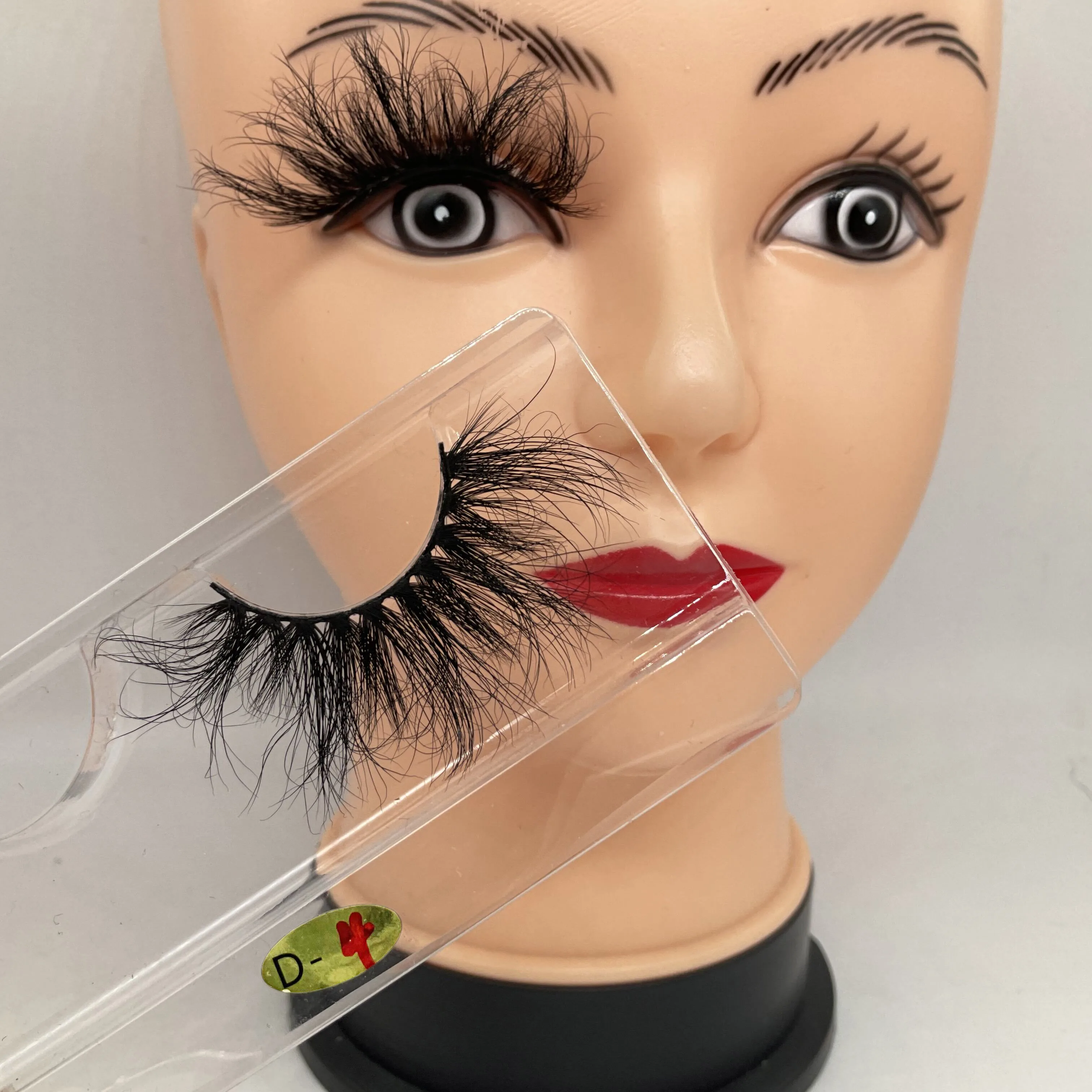 

100% Handmade Natural Thick Eye Lashes Wispy Makeup lashes3d 25mm Mink Volume Soft 25mm Mink Eyelashes, Black color