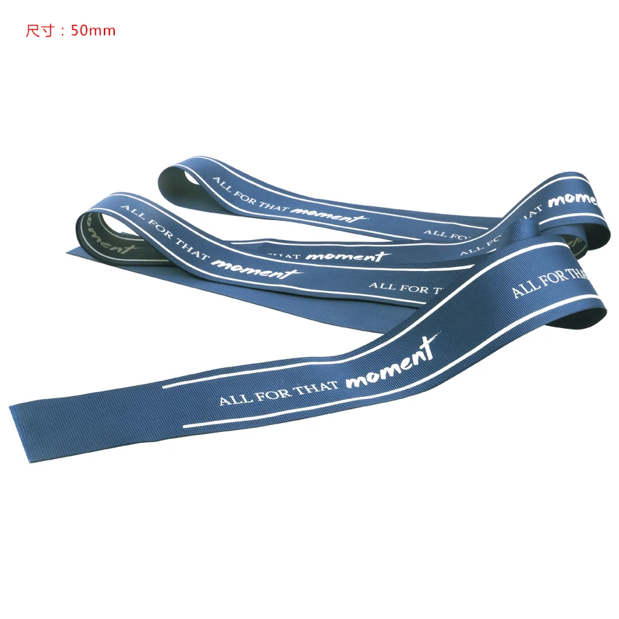 

Wholesale Custom Printed Silk Ribbon Satin Ribbon Tape Grosgrain Ribbon, Any color is available