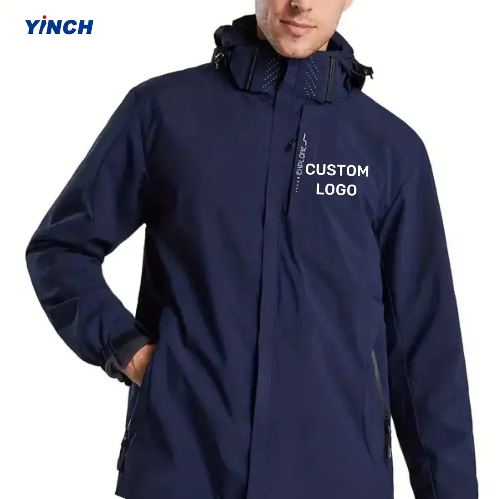 LAYENNE Zippered Sports Rain Jacket Stand Collar