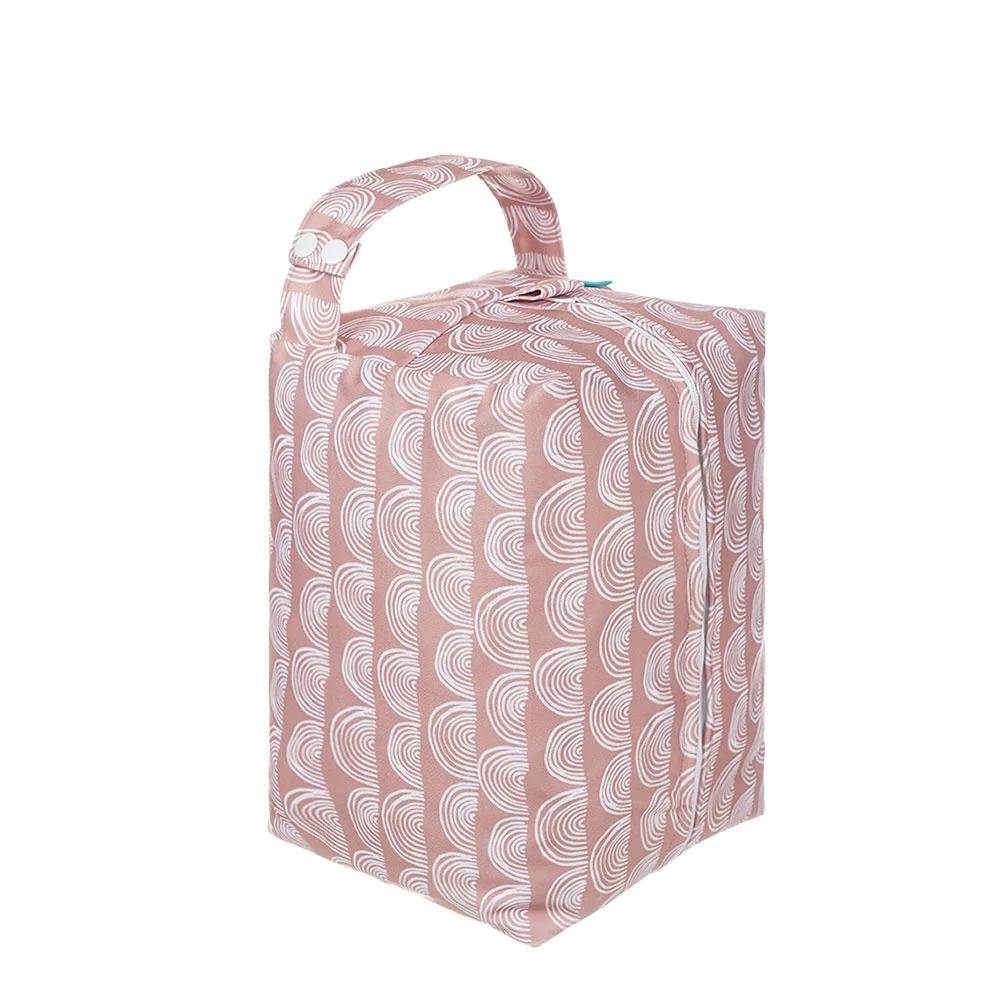 

Happy flute nappy wet bag High Quality diaper pod bag waterproof wet bag baby, Customized colors