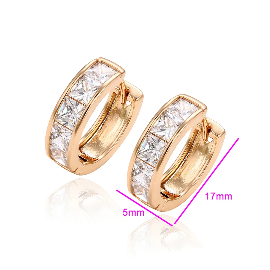 

29255 xuping latest design diamond wedding ring, 18k gold plated jewelry for women, fashion jewelry 2021 earrings