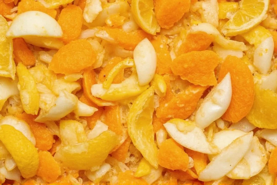 Zesting an orange with a microplane