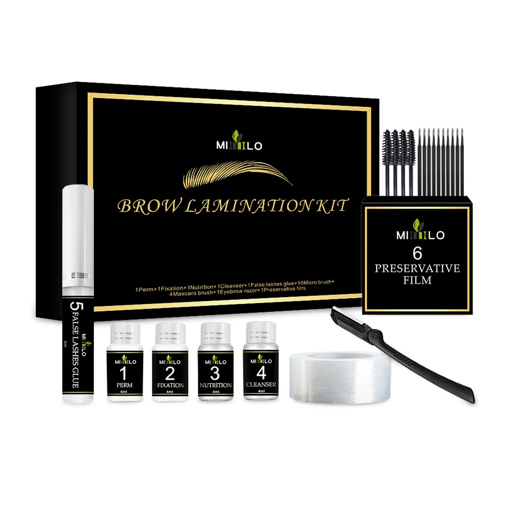 

Brow lamination kit New arrival 2 in 1 Mild not irritating collagen eye lash and brow lifting set with safe&long lasting