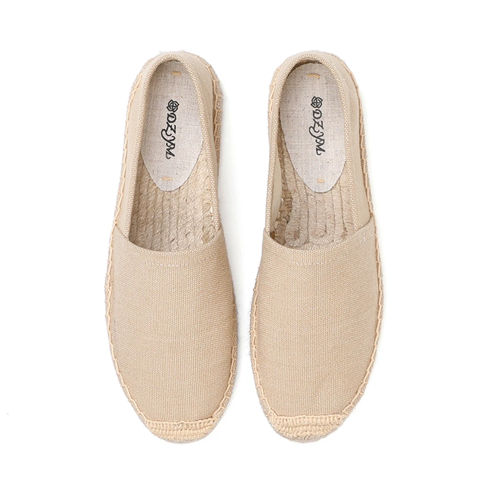 

Pure earth-yellow color style fashion loafers canvas fishermen shoes, Pure color