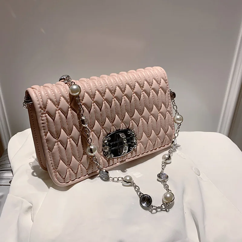 

2020 Hot Wholesale Ladies Handbag Fashion Chain Crossbody Bag Beautiful Shoulder Bag For Female