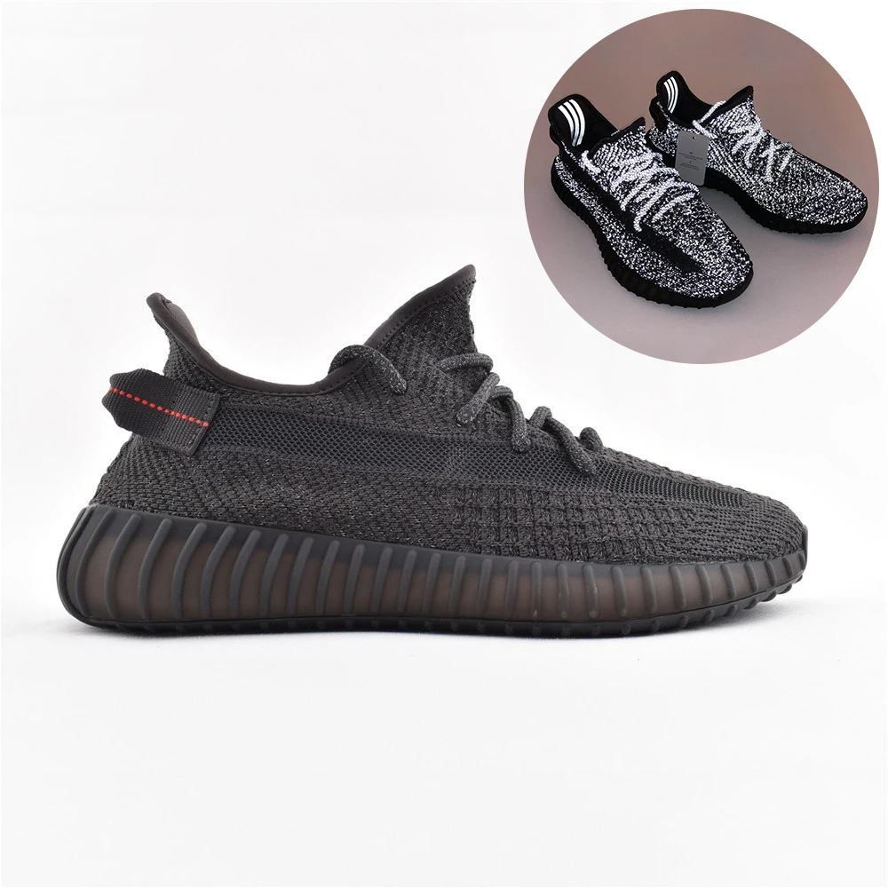 

2021 Wholesales Origin Logo Big Size Men Casual Sport Shoes Yeezys 350 V2 Zebra Blue Tint Men Sneakers