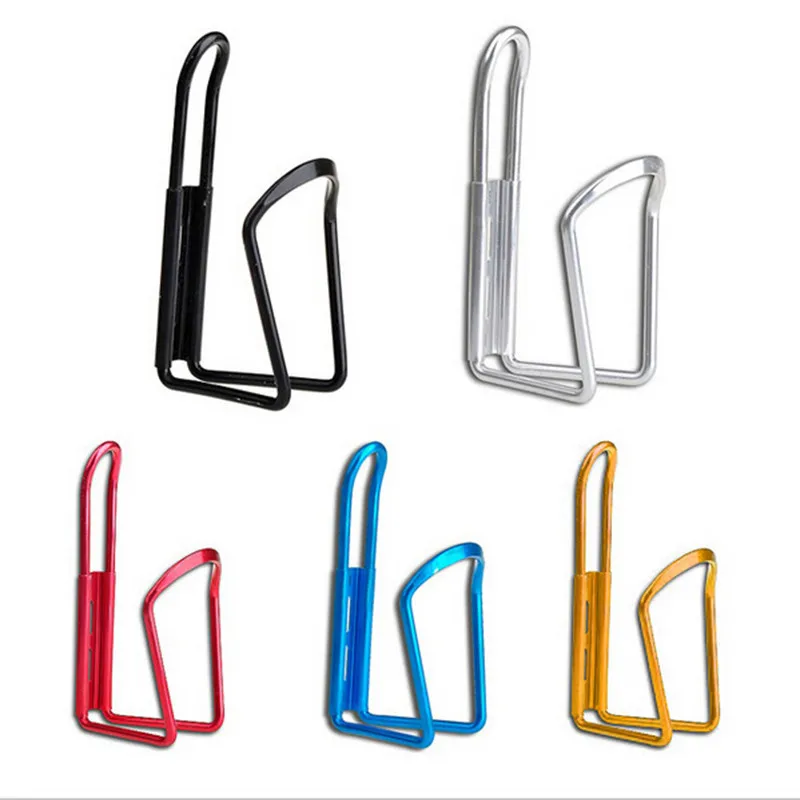 

MTB Bottle Cage Lightweight Folding Bicycle Water Bottle Holder Bottle Cage Bike Accessories, Silver/red/black/gold/blue