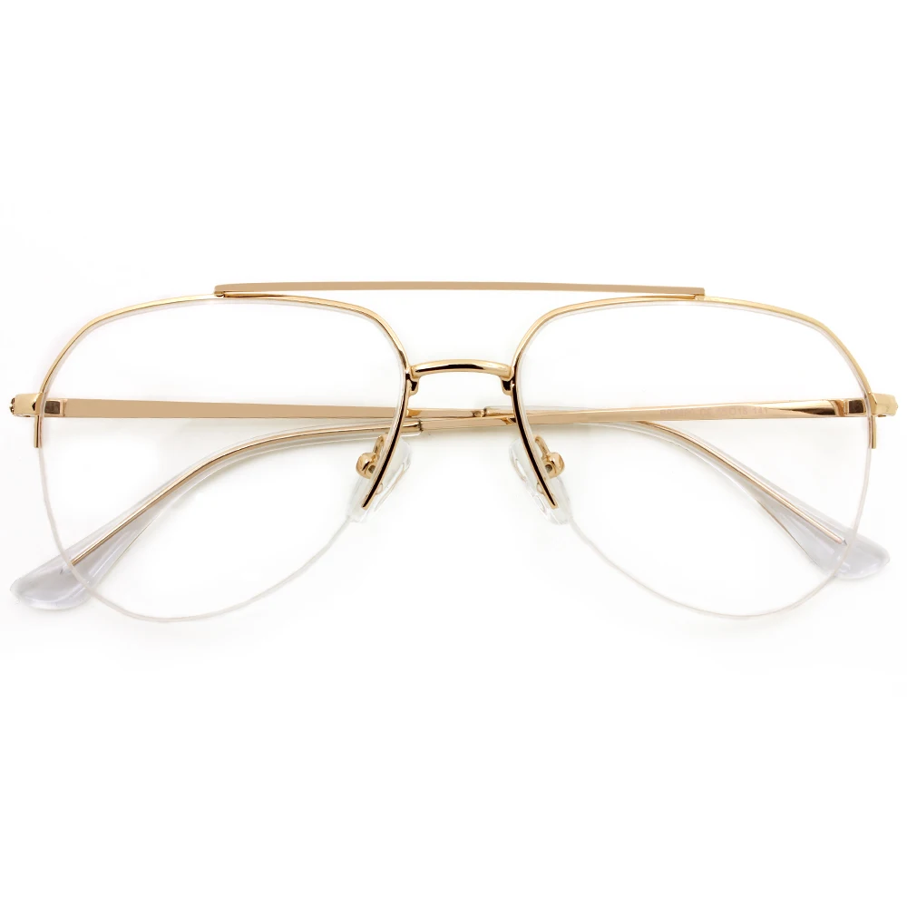 

Metal Eyeglasses For Men Rimless Wholesale Square Glasses Frames Eyewear Optical