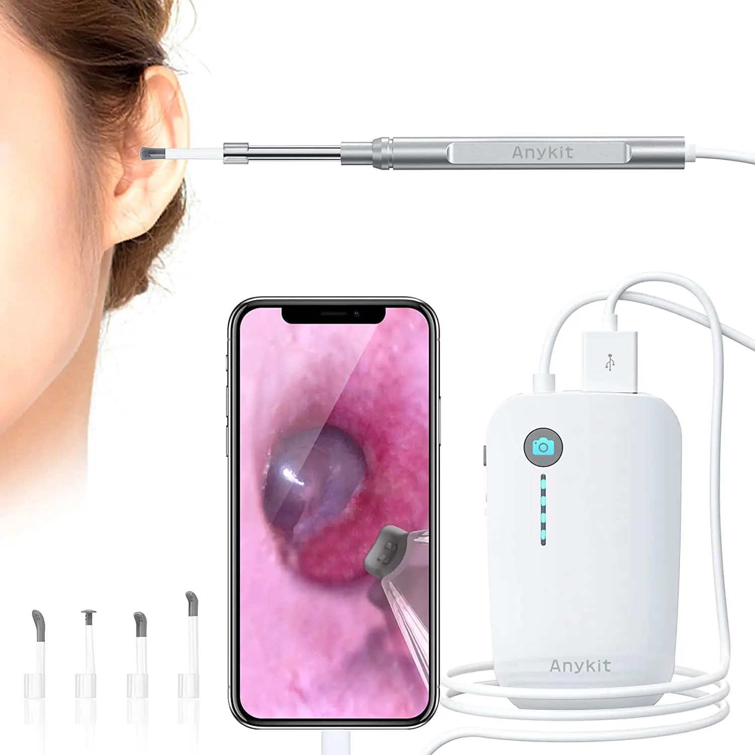 

Discount Ear Wax Removal Tool with Ear Camera for Cleaning Ear Wax for both Adults and Children