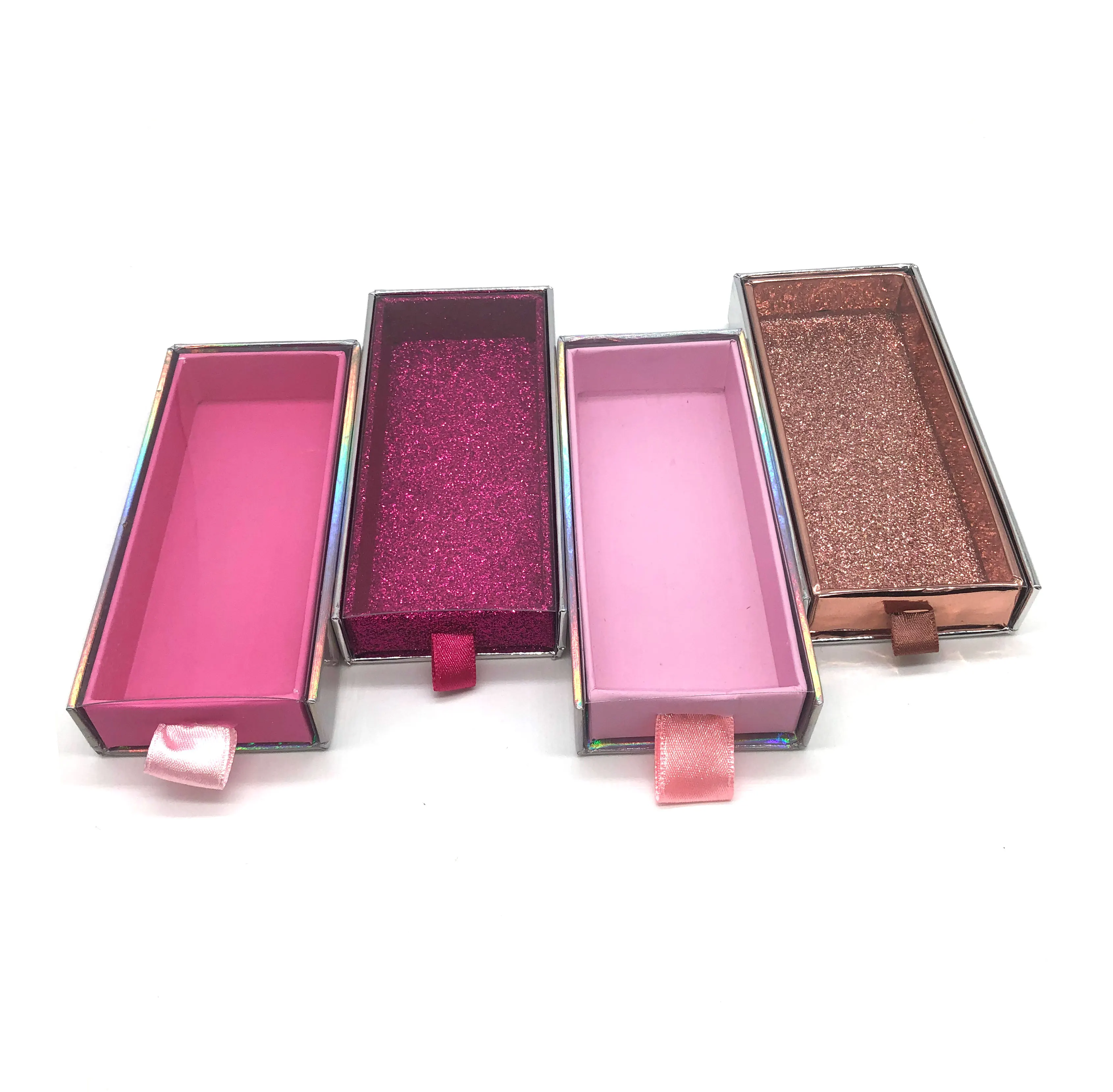 

storage 3d fake drawer wholesale logo custom eyelashes box