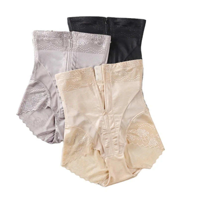 

Sexy lace tummy and waist body corset to lift hips and hips body shapewear cor zip bodysuit pack 4