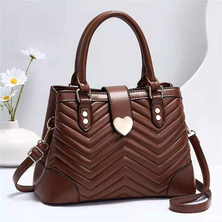 

CB447 Classic Large Capacity Ladies Handbags Custom Premium Pu Leather Shoulder Crossbody Women Hand Bags Tote