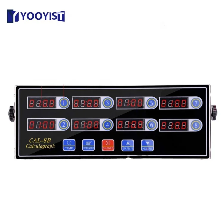 

YOOYIST Multiple Events Digital Clock Reminder Cooking Commercial Adjustable 8 Channel Kitchen Timer