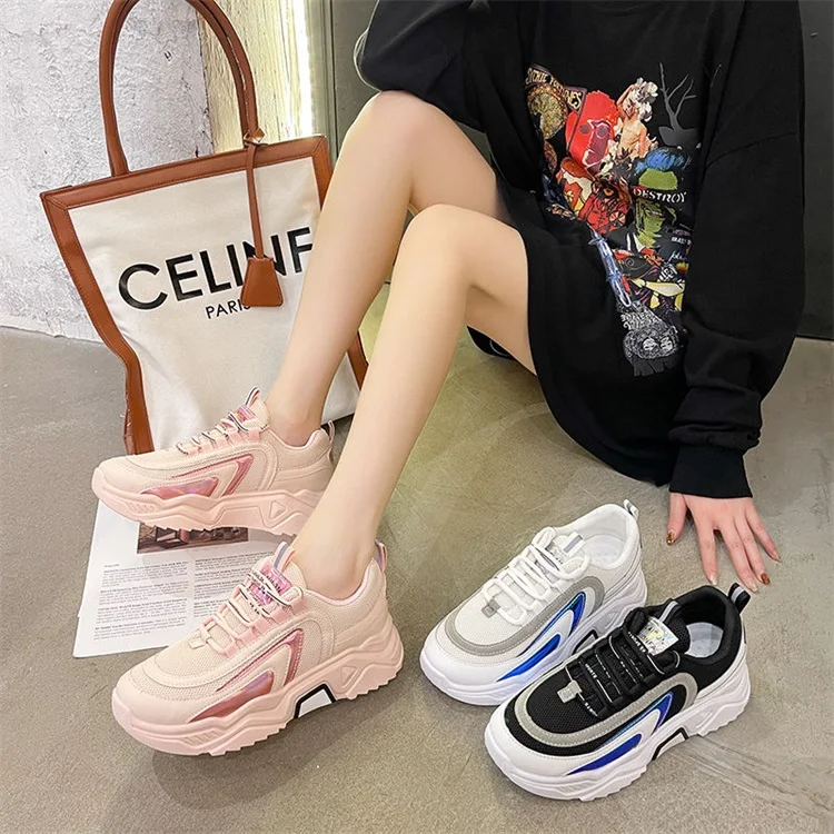 

A8803 Torre female shoes 2021 new small white female leisure sports shoes running shoes ins tide