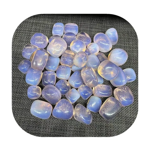 

Bulk wholesale 20-30mm crystals healing stones home decor pink opal crystal tumbled stones for Reiki