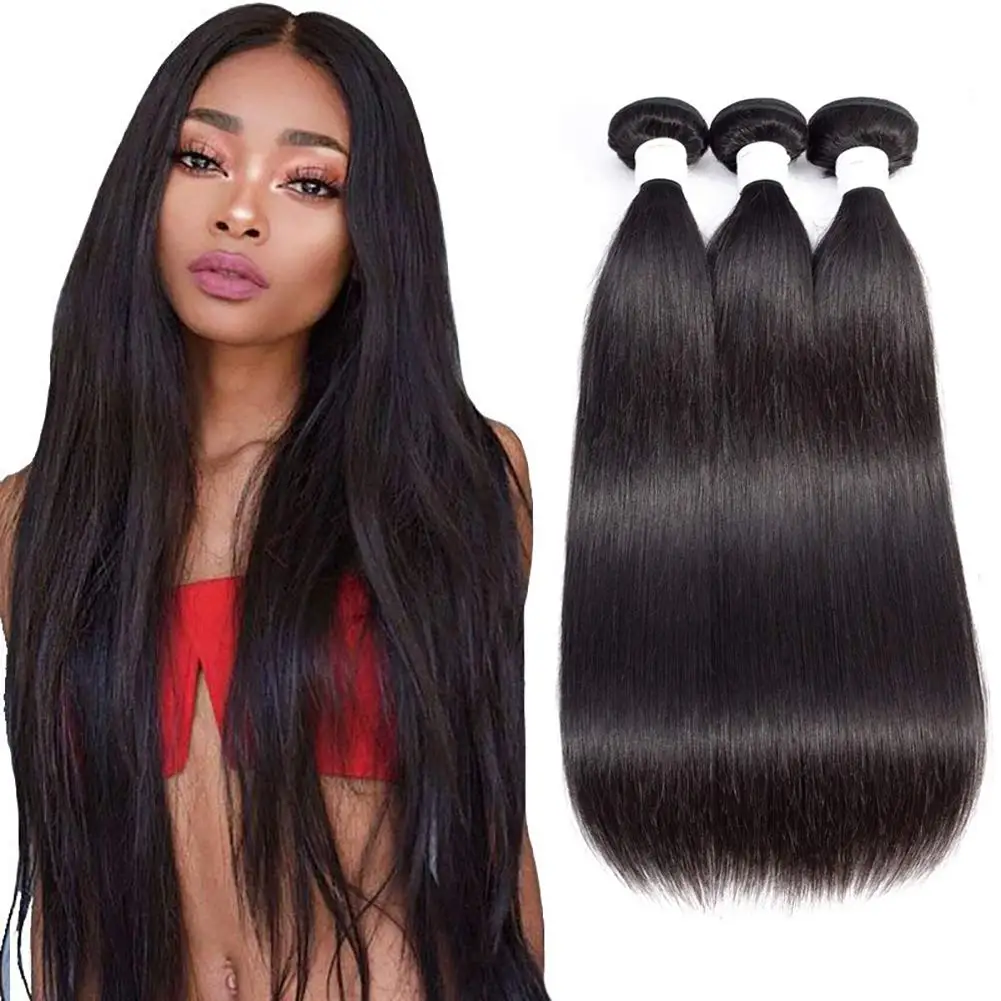 

Hair Wholesale Price Cuticle Aligned Silky Straight Human Hair Bundle, Cheap Brazil Raw Straight Remy Hair Machine Weft