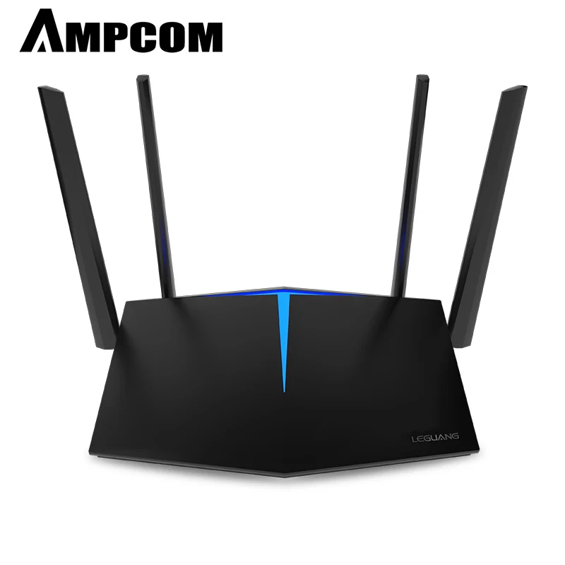 

AMPCOM 2183Mbps WiFi Speed Router New Generation 5Lan Ports Wap3 Support IPV6 Wifi 6 Router for Internet Connection, Black