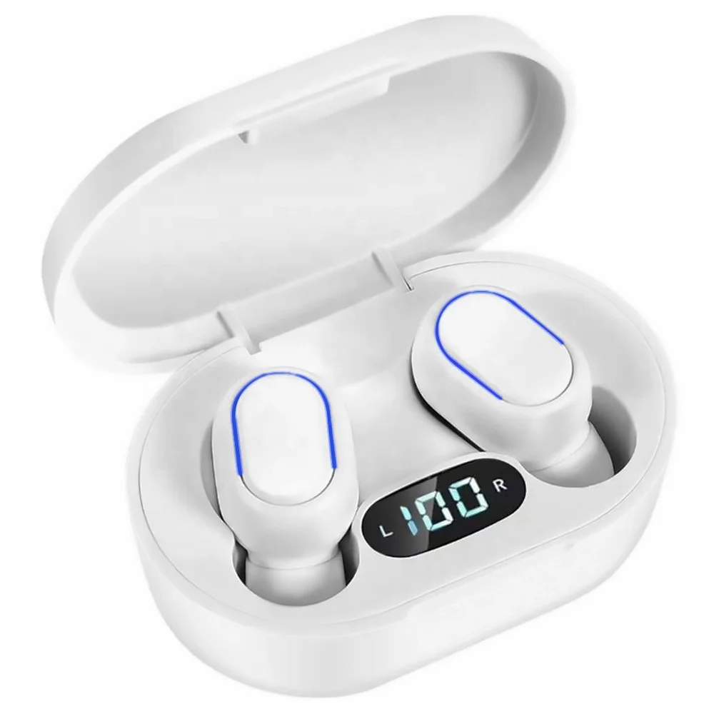 

2021 Hot Seller LED Display In-ear earbud Wireless Headphones