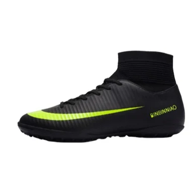 

Men Sports High Ankle Football Boots Shoe Outdoor/Indoor Soccer shoes2021
