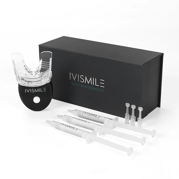 

IVISMILE Charcoal Teeth Whitening Safe 35% Carbamide Peroxide Gel Teeth Whitener Kit