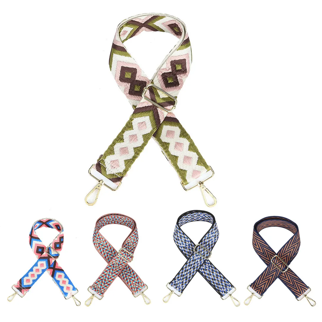 

Wholesale New Design Women Bag Accessories Parts Replacement Belts Woven Adjustable Shoulder Bag Straps For Bags