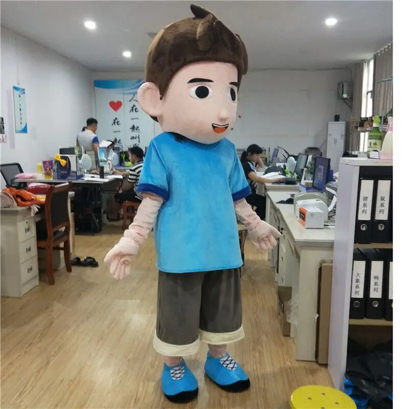 
China factory direct sell customized anime boy mascot costume for adult 